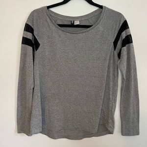 H&M long Sleeve top - mesh detailing- small